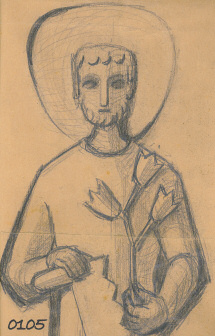 Zeichnung zu St. Josef